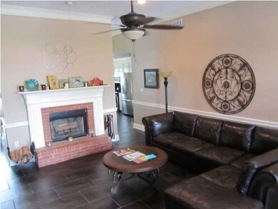 Large open living room