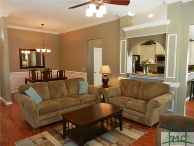 The Great Room looking toward the Dining area and 