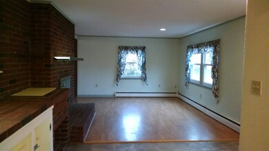 There's a double sided fireplace featured in the d