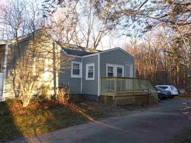 Driveway side with New side deck!