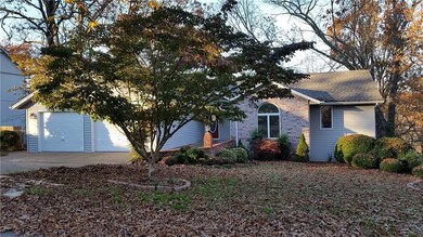 Exterior view of the front of the house.  Note the