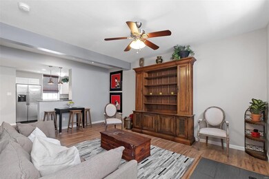 Neutral soft grey paint throughout makes this home