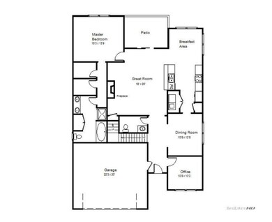 1605 EDGEBROOK - FLOOR PLAN