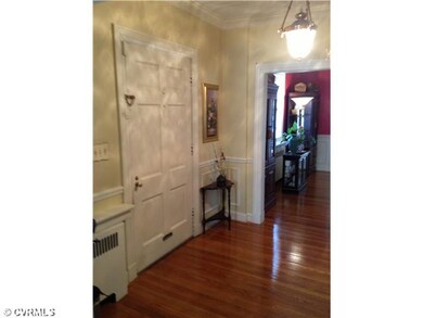 Foyer - Notice the beautiful flooring, wainscoatin