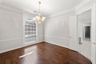 Beautiful dining room is perfect for entertaining