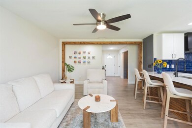 Front door to family room