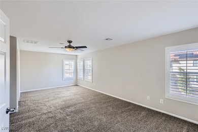 Empty room with visible vents, baseboards, ceiling