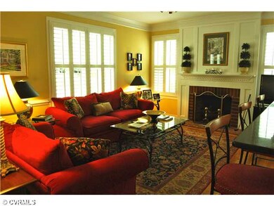Living Room - Open family room with cozy Fireplace