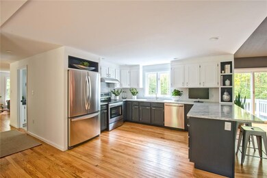 Abundant counter space with spacious...