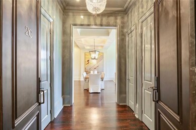 Foyer features custom Fine Paints of Europe