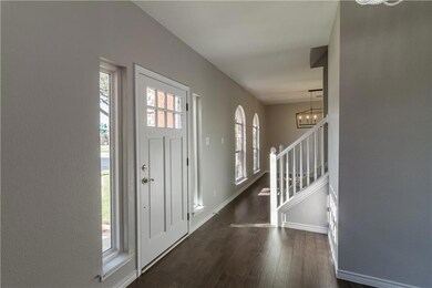 Entry to home - Formal dining to left and living a