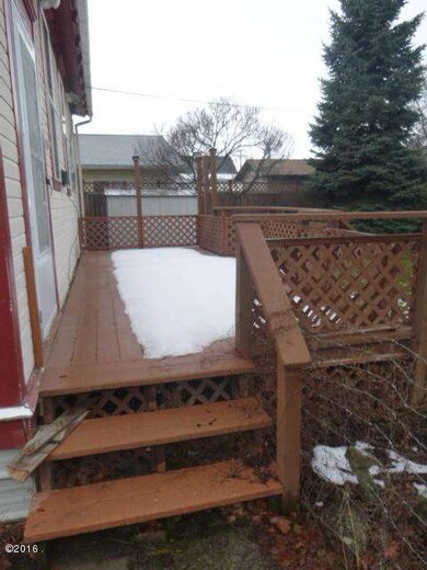Deck off kitchen