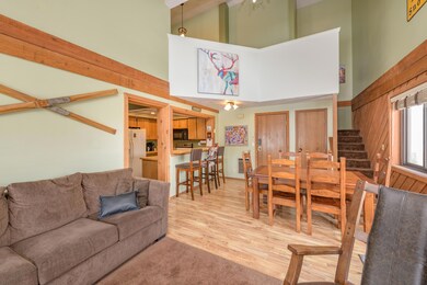 Living room to dining