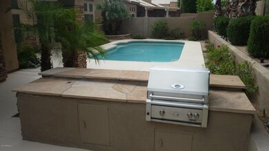 Built-in BBQ