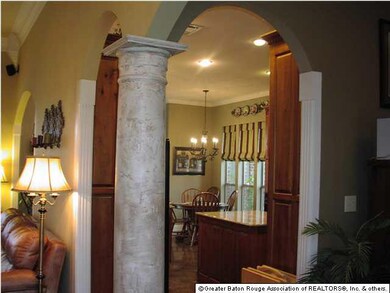 Partial view of dining/den and kitchen from the fo