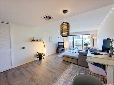 Overview of living and dining area space