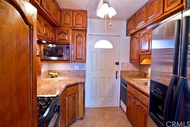 Custom-made cabinets with lots of storage.
