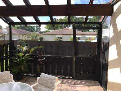 Screened and Gated Front Patio