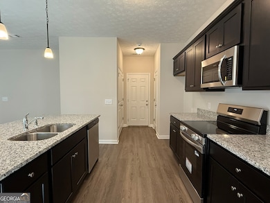 Kitchen View to Garage Entrance