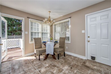 The eat-in area is light and bright and has quick
