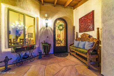 Private Front Entry Patio