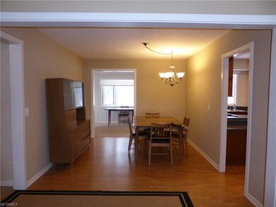 Dining Room leads to a den off the back of the hou