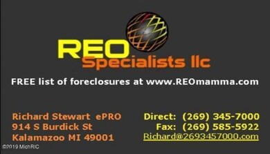 Richard Stewart REO biz card - mailed