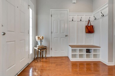 Welcome your guests into the Entry with this built-in cubby area.