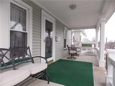 Exterior Front. The open front porch has plenty of