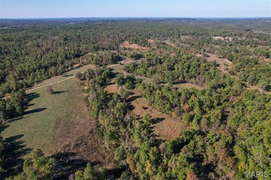 Aerial view of property's location with a forest