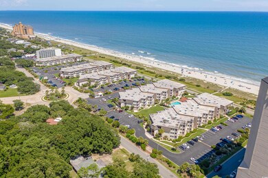 Drone / aerial view of apartment complex / building