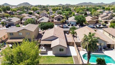 Aerial View Back Yard