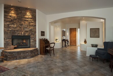 Fireplace in Living Area