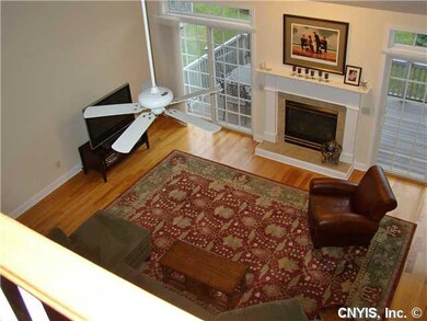 Family Room VIEW OF GREAT ROOM FROM UPSTAIRS LOFT