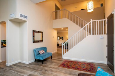 Staircase and entry