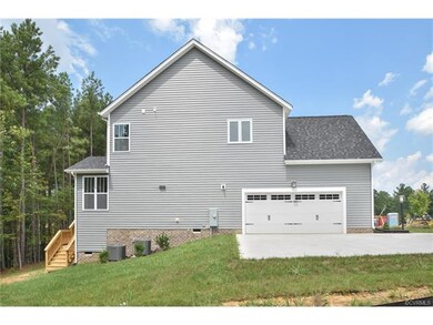 Side Load Garage with decorative door with automatic opener