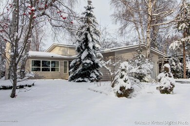Front of home w/ Mature Trees