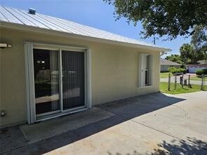 Slider going out to the Patio