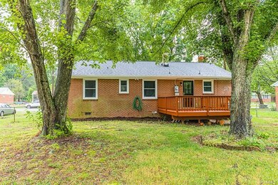 REAR ELEVATION, LARGE DECK