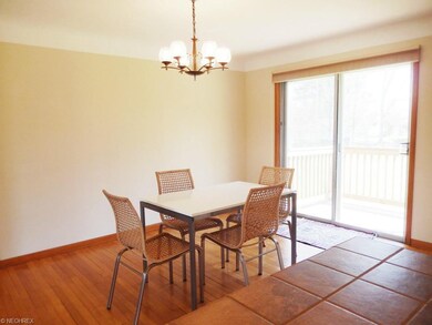 Dining Room with hardwood floors.
