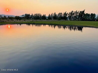 Sunset Over Water Feature