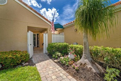 Paver walkway and courtyard