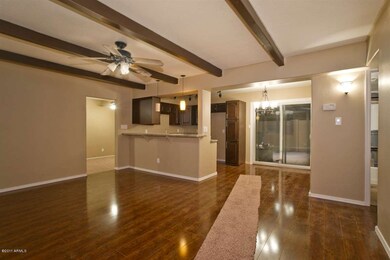 FAMILY ROOM AND KITCHEN