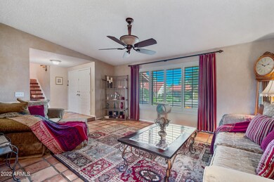Living area looking out
