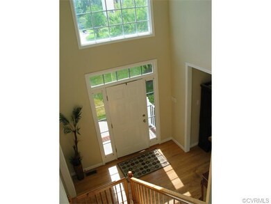 Entry Foyer from Above - 99 X 119, with hardwood f