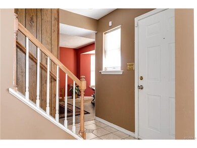 View from the Entry to the Family Room.