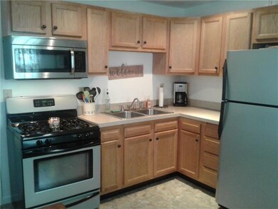 Kitchen with several SS appliances