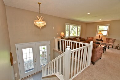 entry and living room