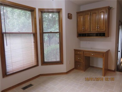 Built in Desk in Eat in Kitchen