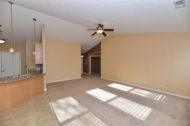 View looking toward GR & Entry from Brkfst Rm.